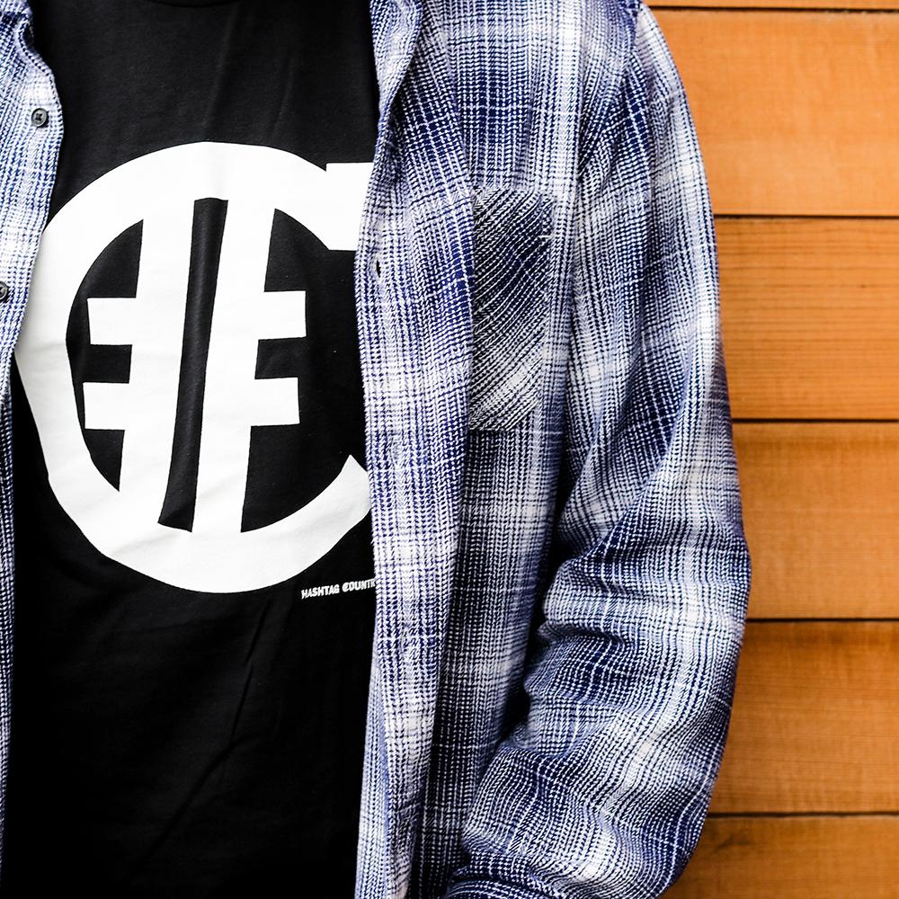 Men's Black Logo Tee - Hashtag Country