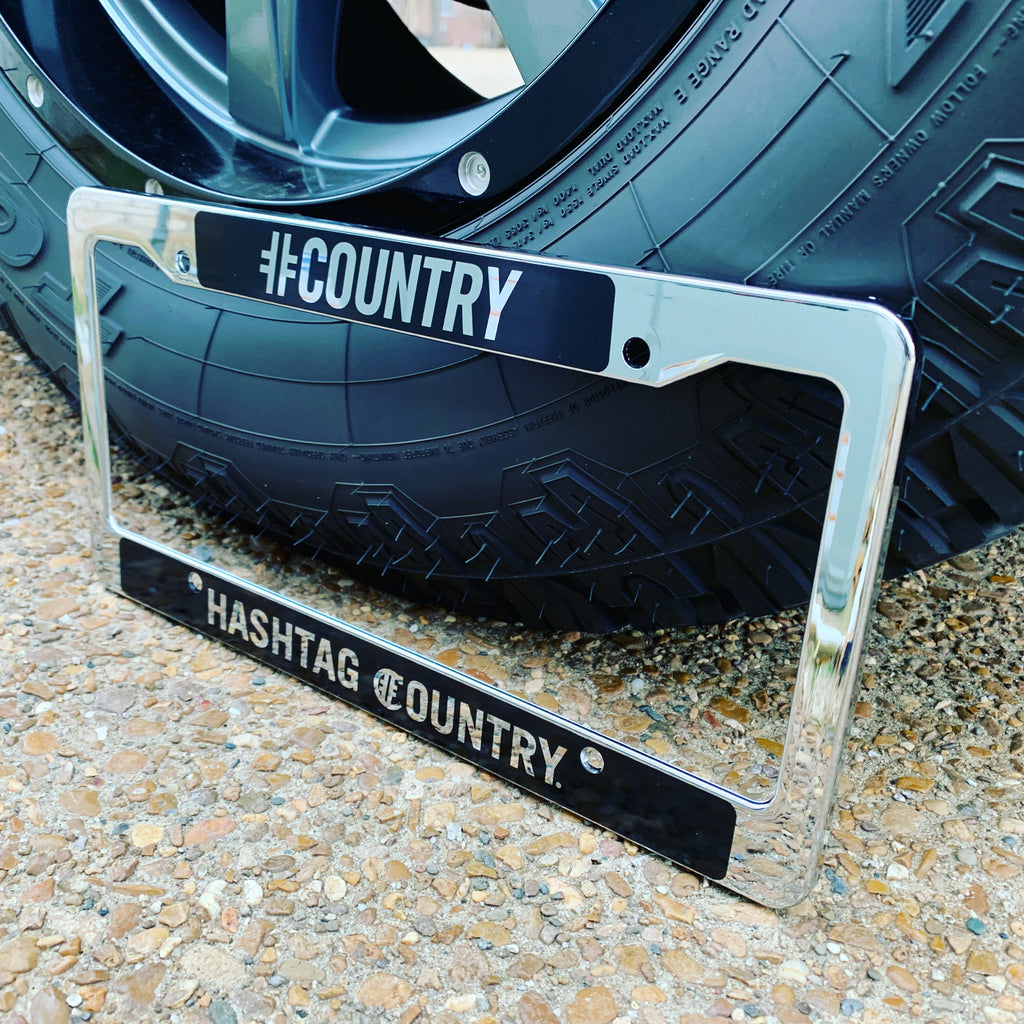 Country License Plate Frame