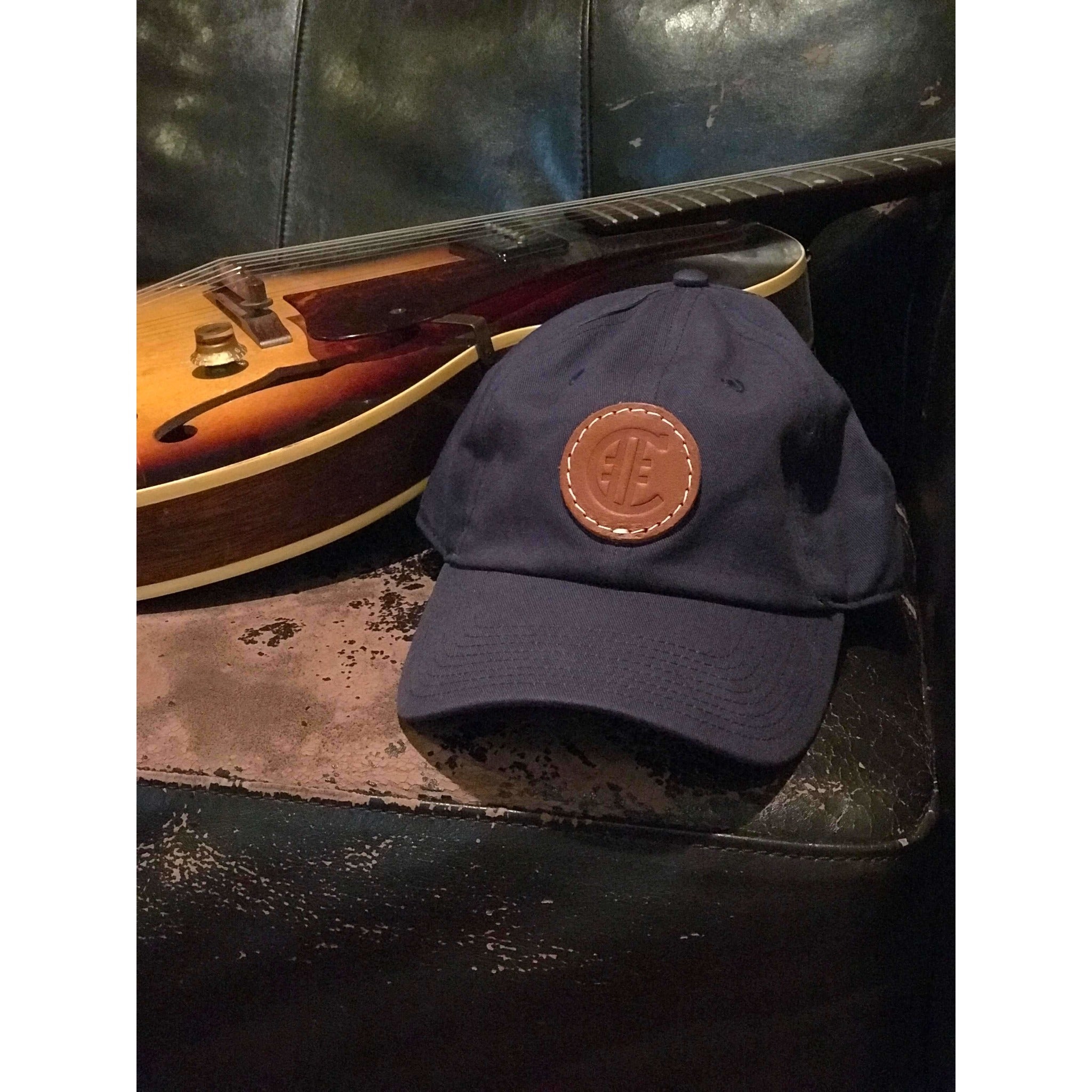 Circle Logo Leather Patch Low Crown Hat
