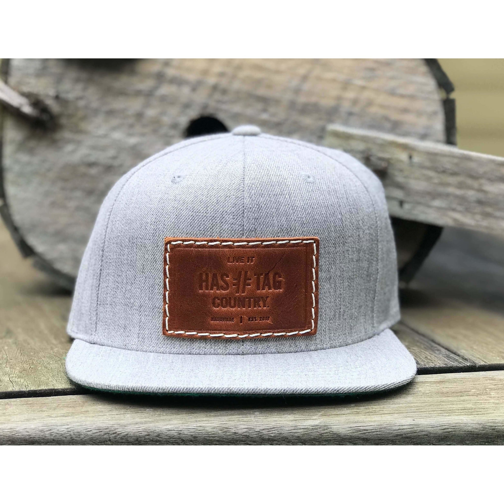 Hashtag Live It Leather Patch Snapback - Hashtag Country