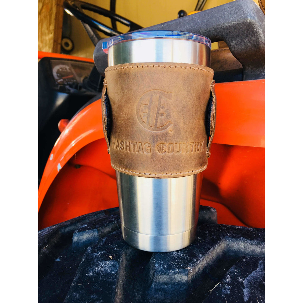 Artisan Leather Logo Koozie